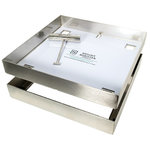 Hide Stainless Steel Skimmer Lid Kit 342mm x 342mm