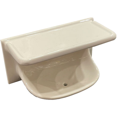 Small Dual Shelf Soap Holder 200x100 (Alabaster)