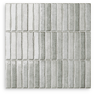 Riva Kit Kat Mink Grey Gloss Tile 300x300