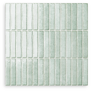 Riva Kit Kat Myrtle Green Gloss Tile 300x300
