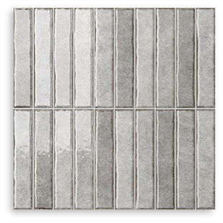 Riva Fingers Mink Grey Gloss Tile 300x300