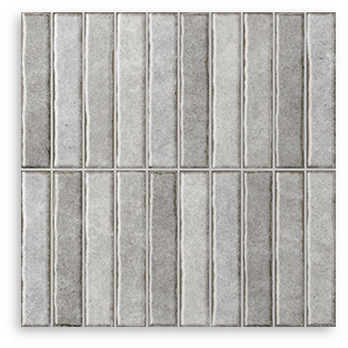 Riva Fingers Mink Grey Satin Matt Tile 300x300