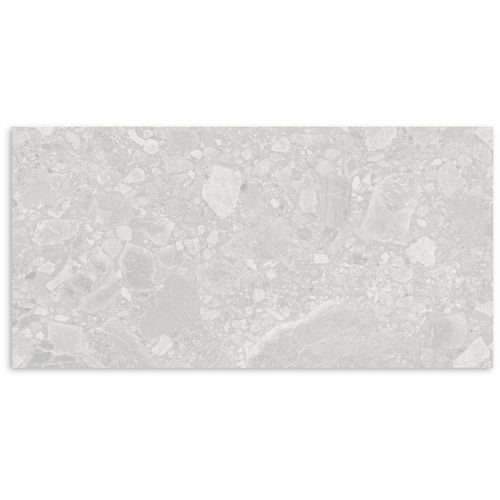 Studio Terrazzo Grey Matt Tile 300x600