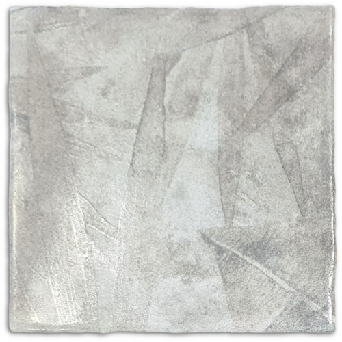 Brume Dove Grey Satin Decor Wall Tile 130x130