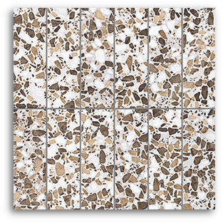 Terrina Squirrels Den Brick (50x150) Wall Tile Satin Matt