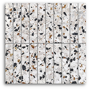 Terrina Moorland Mist Finger (25x150) Wall Tile Gloss