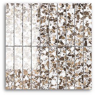 Terrina Squirrels Den Finger (25x150) Wall Tile Gloss