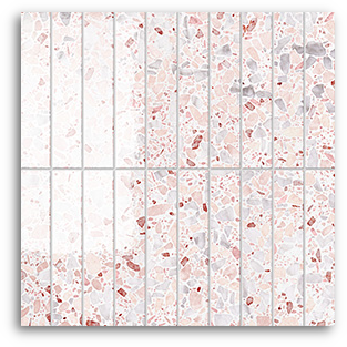 Terrina Strawberry Swirl Finger (25x150) Wall Tile Gloss