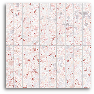 Terrina Strawberry Swirl Finger (25x150) Wall Tile Gloss