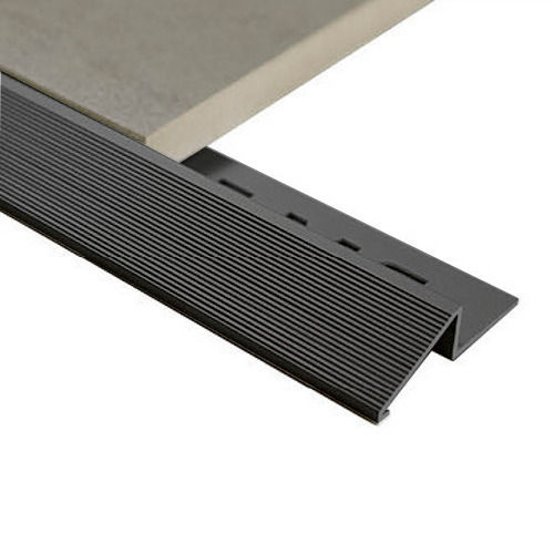 Aluminium Diminishing trim 12mm x 3m (Matt Black)