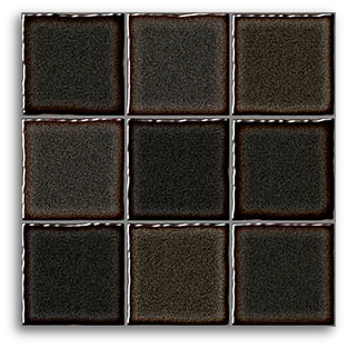 Akari Squares Yakisugi Wall Tile (GLOSS)