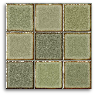 Akari Squares Bamboo Wall Tile (GLOSS)