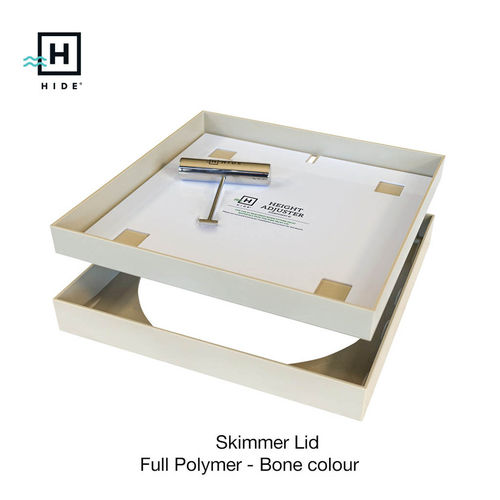 Hide Polymer Skimmer Lid Kit 306mm x 306mm - Bone