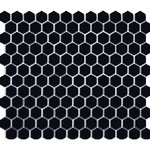 Hexagon Black Gloss 23x26