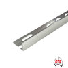 L Angle Aluminium Trim 10mm x 3m (Bright Silver)