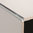 Box Square Edge Aluminum Trim 8mm x 3m (Bright Silver)
