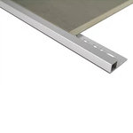 Mosaic Corner Tile trim 12.5mm x 3m (Bright Silver)