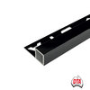 Box Square Edge Aluminum Trim 12mm x 3m (Gloss Black)