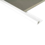 Mosaic Corner Tile trim 12.5mm x 3m (Gloss White)