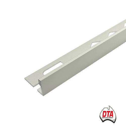 L Angle Aluminium Trim 10mm x 3m (Matt Silver)