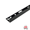 L Angle Aluminium Trim 12.5mm x 3m (Gloss Black)