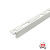 L Angle Aluminium Trim 10mm x 3m (Gloss White)