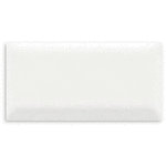Subway Bevelled White Gloss Wall Tile 75x150