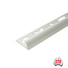 Round Aluminium Trim 6mm x 3m (Matt Silver)