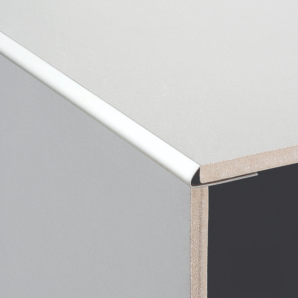 Round Edge Tile Trim Stainless Steel G316 8mm x 3m - Tile Stone Paver