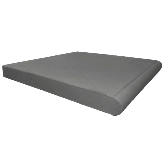 Edenstone Limestone Charcoal Bullnose 400x400 - Tile Stone Paver