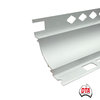 Cove Trim 10mm-10mm - 3metre (Matt Silver)