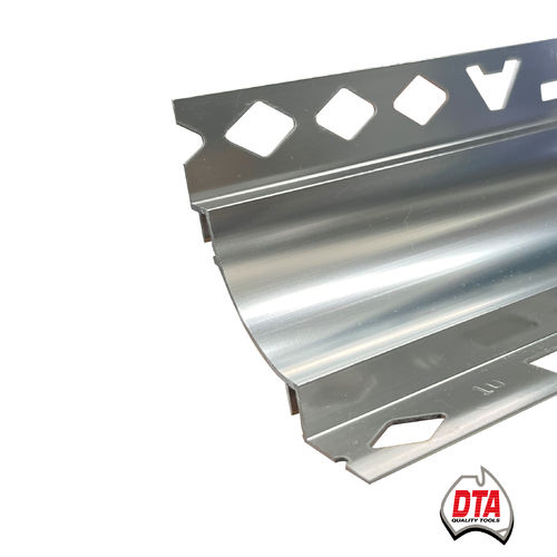 Cove Aluminium 10mm x 8mm - 3.6m (Bright Silver)