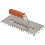 Raimondi Bright Steel Trowel Slant Ridge 10mm