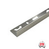 L Angle Aluminium Trim 10mm x 3m (Brushed Nickel)
