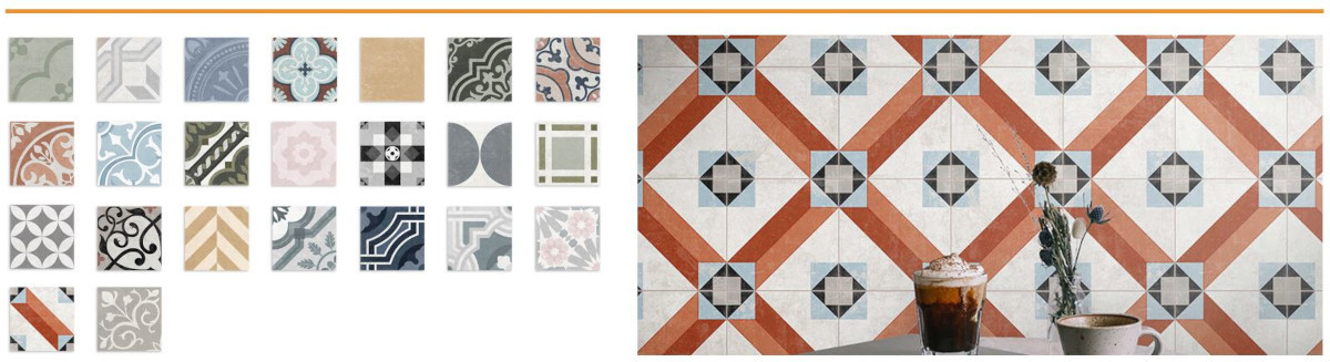 Southern Cross Ceramics Artisan Tile 200mm x 200mm