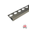 Box Square Edge Aluminum Trim 8mm x 3m (Brushed Nickel)