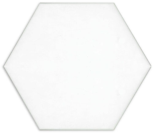 Hexagon White Matt 195x225