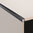 Box Square Edge Aluminum Trim 8mm x 3m (Brushed Black)