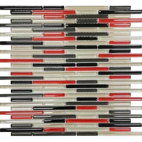 Paprika Stix Glass Mosaic