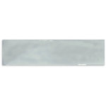 Pasha Steel Blue Gloss Wall Tile 75x300