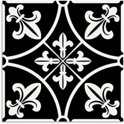 Peppa Capital Black Tile 200x200