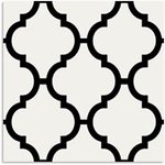 Peppa Caesar Black Light Tile 200x200