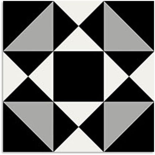Peppa Astor Black Ash Tile 200x200