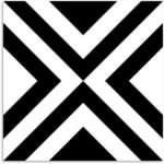 Peppa Icarus Black Tile 200x200