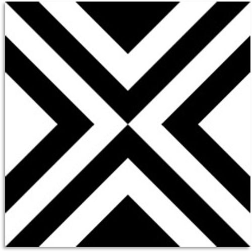 Peppa Icarus Black Tile 200x200
