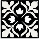 Peppa Adelphi Black Tile 200x200