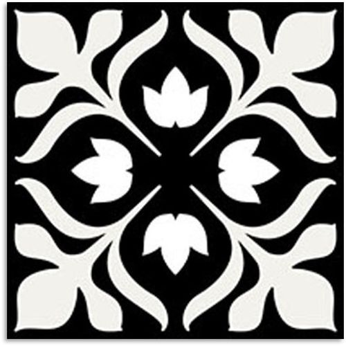 Peppa Adelphi Black Tile 200x200