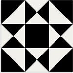 Peppa Astor Black Tile 200x200