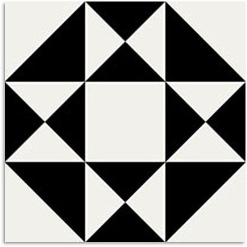 Peppa Astor Black Light Tile 200x200