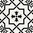 Peppa Bellevue Black Light Tile 200x200